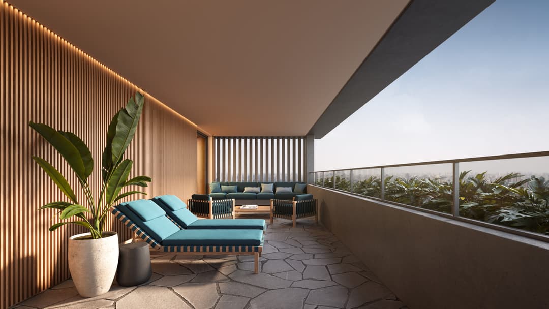 Terraço de descanso