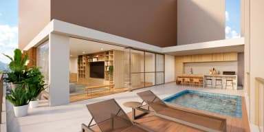 Perspectiva - Pavimento superior | Piscina